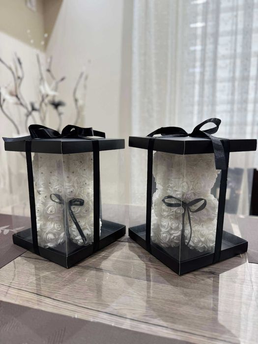 НОВО! Специален подарък за Свети Валентин - Мече от рози