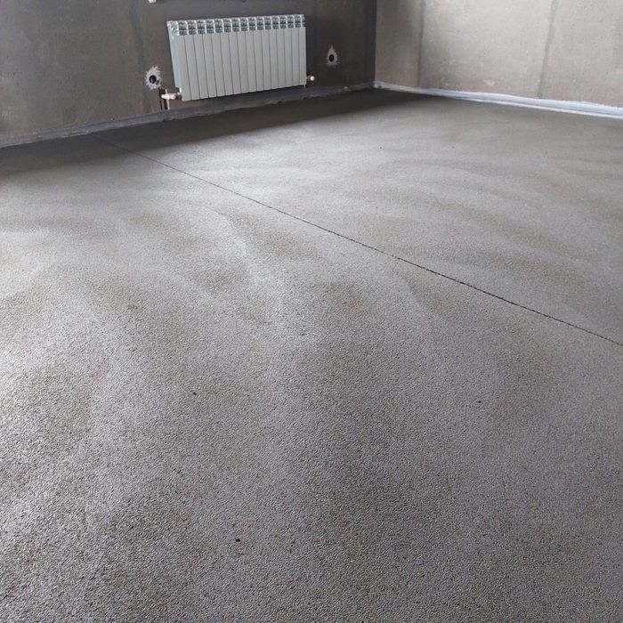 Полусухая  стяжка  полов