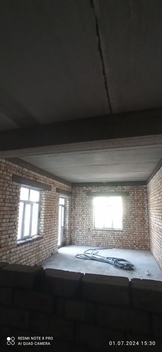 Продаётся участок 2 этажный коробка