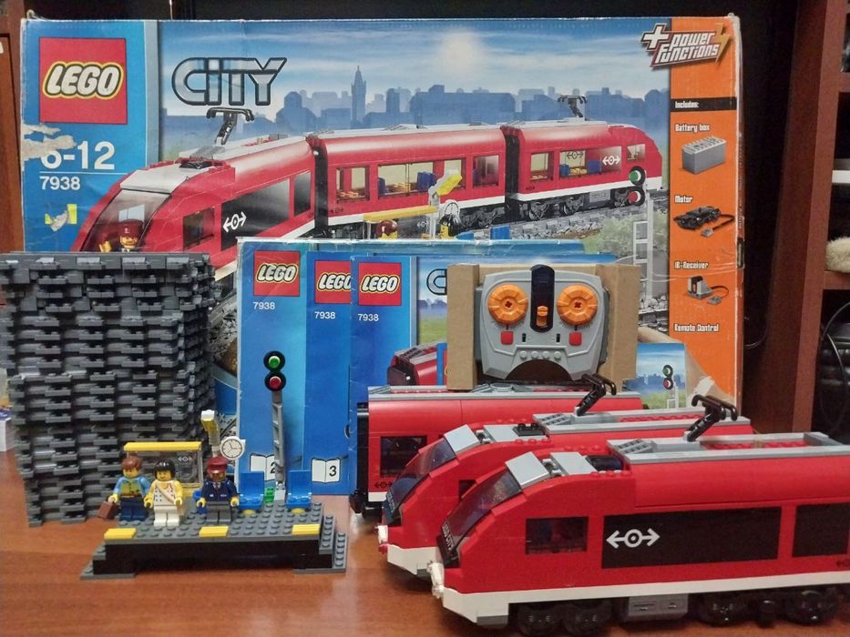 Лего Поезд Оригинал LEGO 7938 — Пассажирский поезд