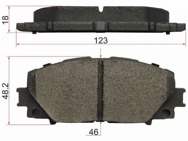 Колодки тормозные Toyota Prius