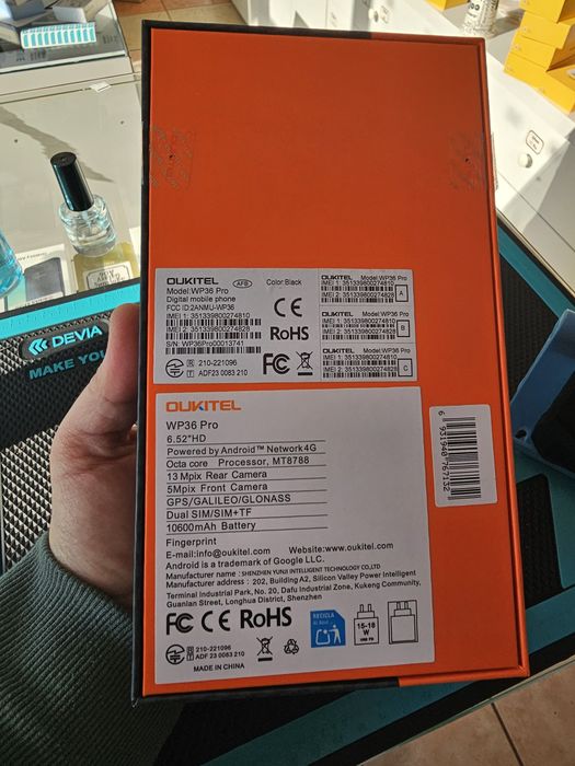 Oukitel WP 36 Pro, 6/256GB, Nou, 2 ani garanție