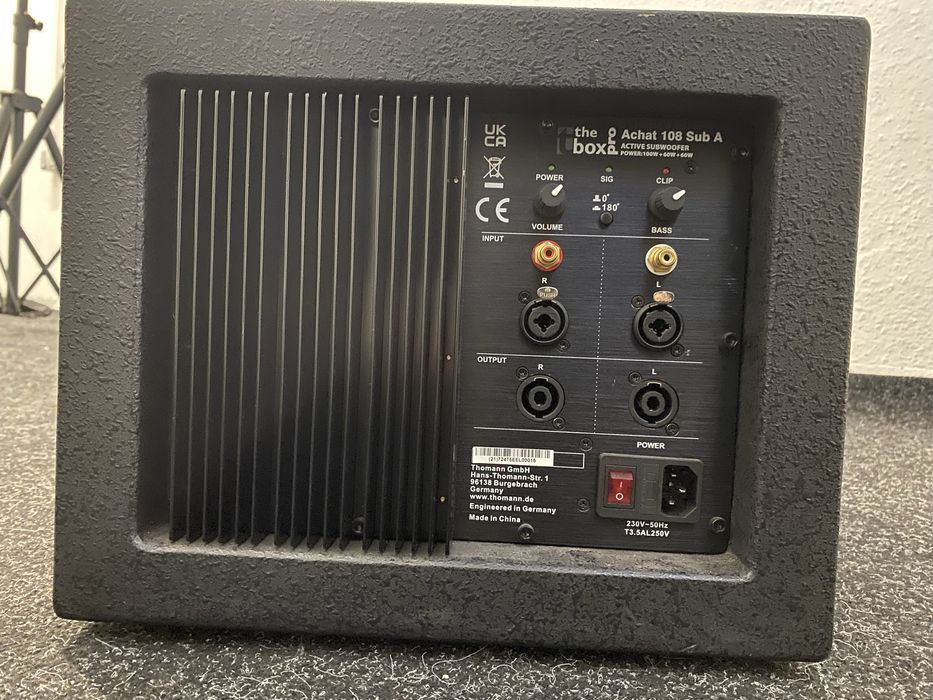 Set amplificator bass + boxe