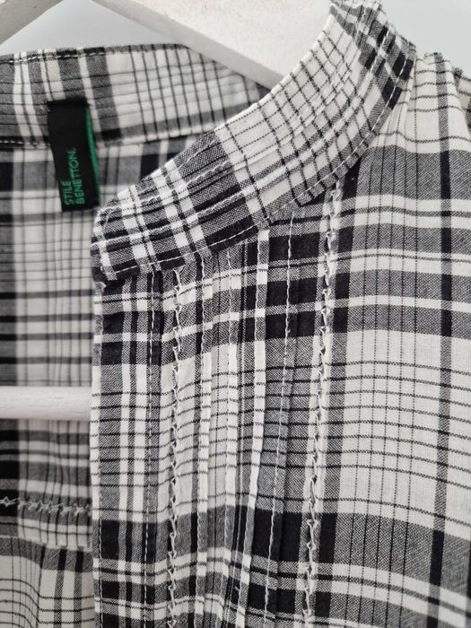Cămașă în carouri Benetton
