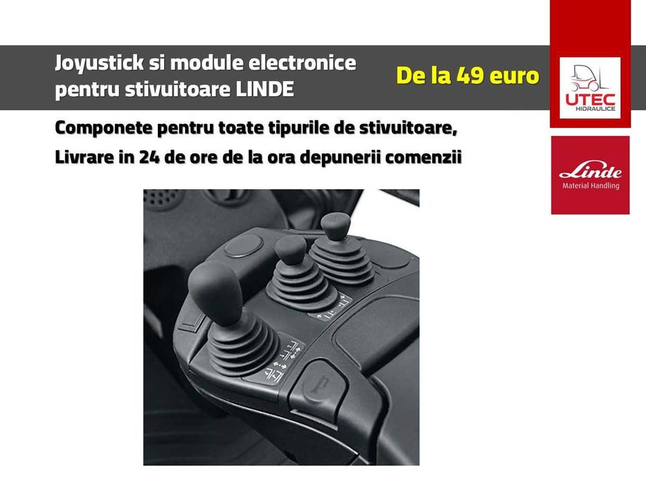 Joystick-uri și Module Electronice pentru Stivuitoare