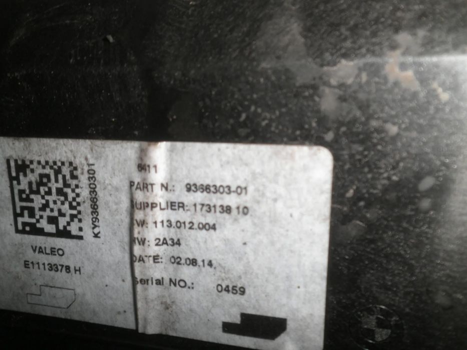 Modul clima BMW Seria 3 F30 F31, Seria 1 F20 F21, 9366303