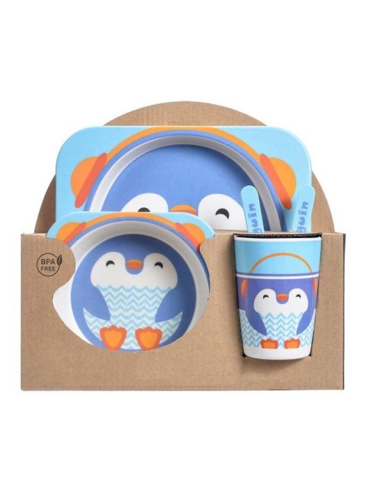 Бамбуковая посуда для детей.