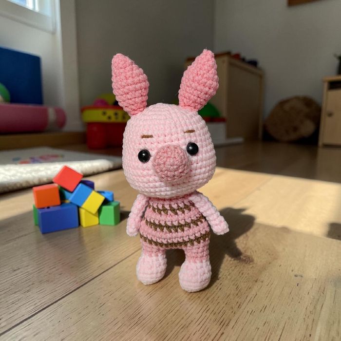 Хрюшки вязаные ручной работы