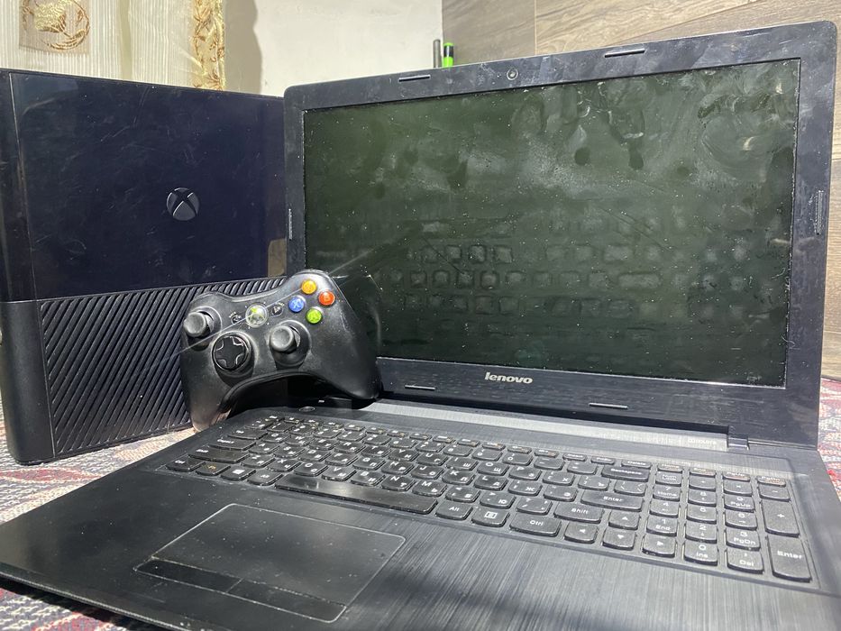 XBOX 360E и ноутбук ЛЕНОВО