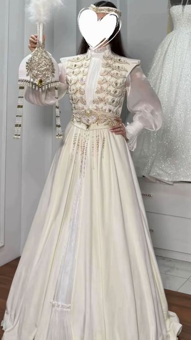 Казахское свадебное платье напрокат