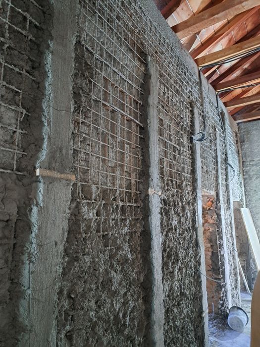 Tencuieli  mecanizate   metoda clasica