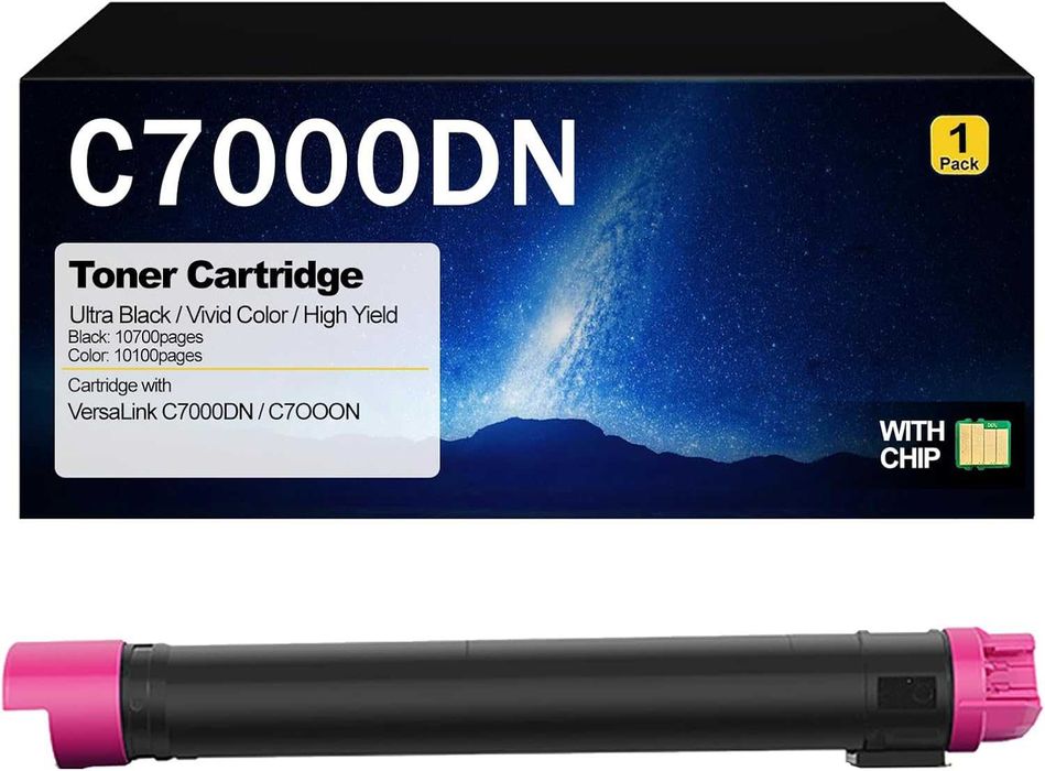 }Тонер картридж Xerox VL C7000 Magenta (10100 стр)