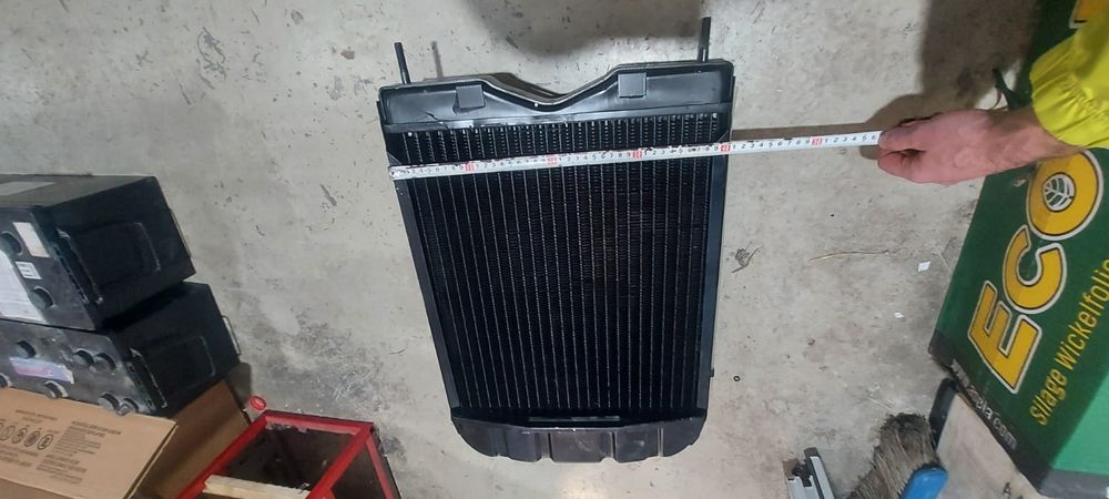 Radiator tractor Massey ferguson 135 nou din cupru original cu 3 rindu