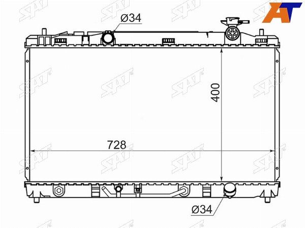 Радиатор Toyota Camry