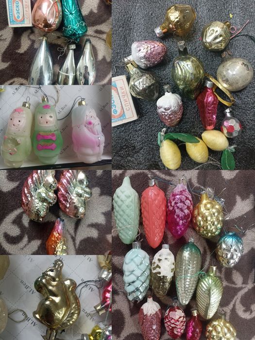 Ёлочные игрушки советские