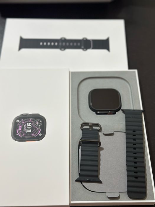 Apple watch ultra 3 ocean band black titanium garantie