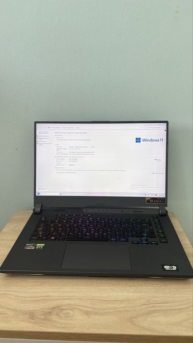Asus Rog Strix G15 Ryzen 7 5800H/16/512/RTX 3070 8GB