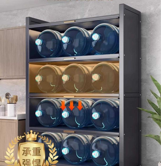 Шкаф для ванной – Zanglamas po‘lat, yuqoriga ochiladigan eshik