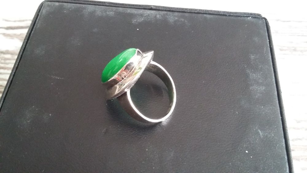 Сребърен пръстен с авантюрин