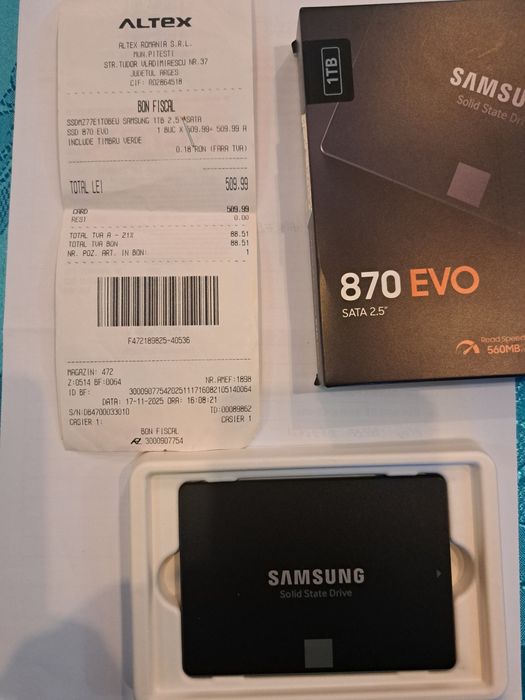 Vand SSD Samsung 1T