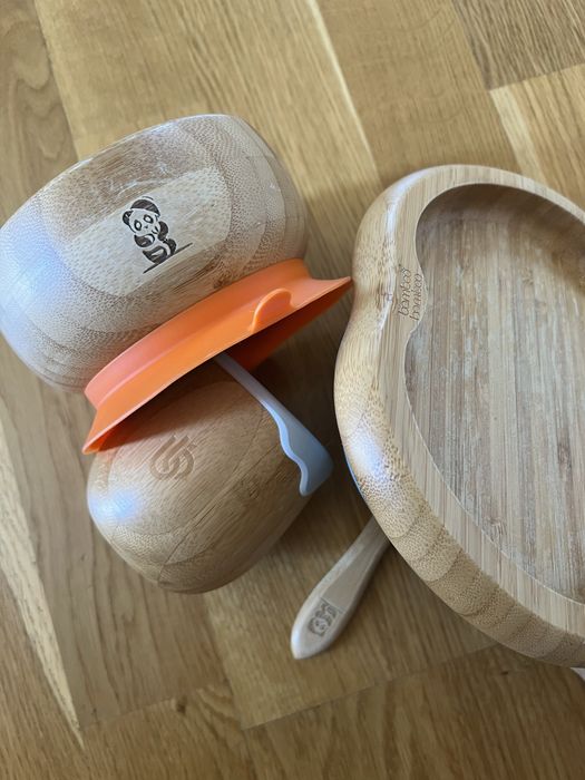 Bamboo Bamboo чиния, купа, чаша и лъжичка