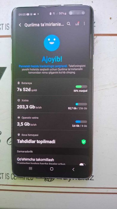 SAMSUNG S10 5G  8 Gb 256 Gb