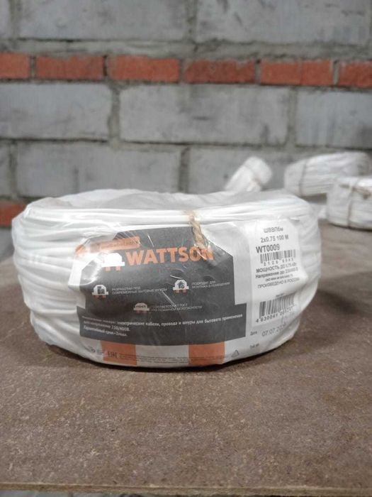 Провод ССА ШВВП 2х0,75 (100мп)