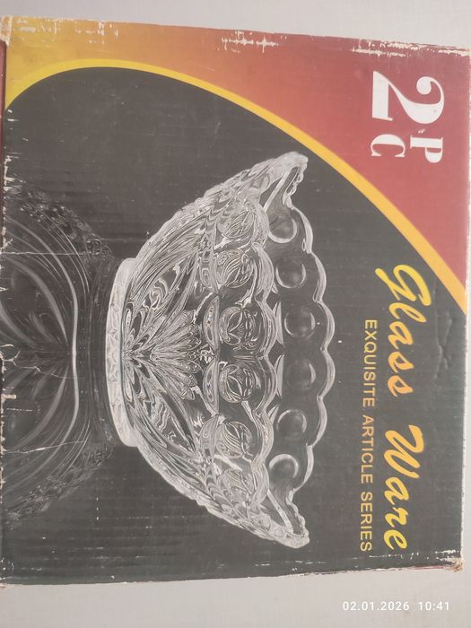 Салатницы хрустальные 2000