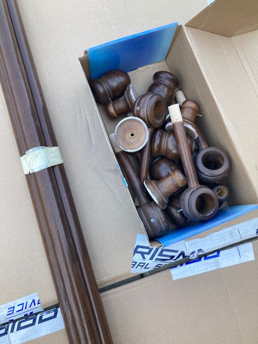 Set 3 draperii  lemn