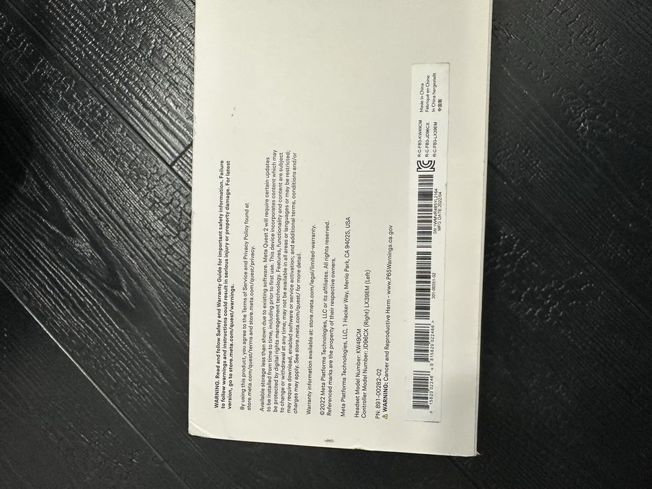 Ochelari VR Oculus Quest 2 256GB cutie originala