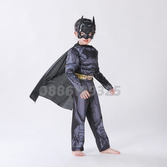 Детски костюм на Батман с мускули, Детски Костюм Batman Avengers