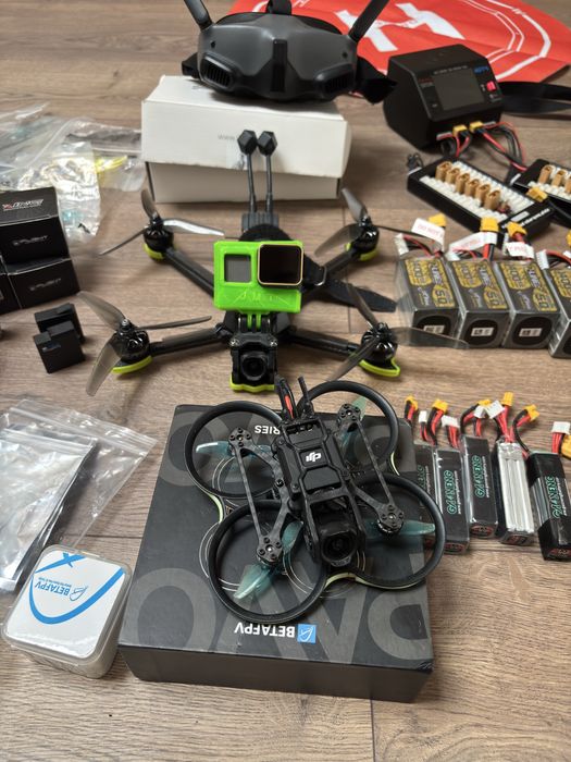 KIT FPV COMPLET RTF – 2 DRONE DJI O3 – iFlight Nazgul DC5 ECO 6S + BetaFPV Pavo20 O3 ELRS + DJI Goggles Integra + RadioMaster Boxer ELRS + GoPro