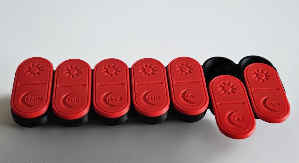 *3D print* кутия за хапчета