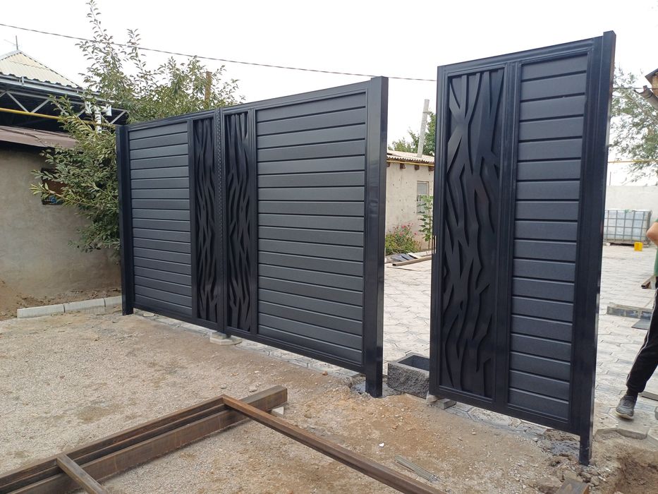 Ворота откатные консольные