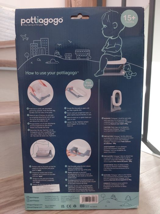 Сгъваемо преносимо гърне НОВО Pottiagogo