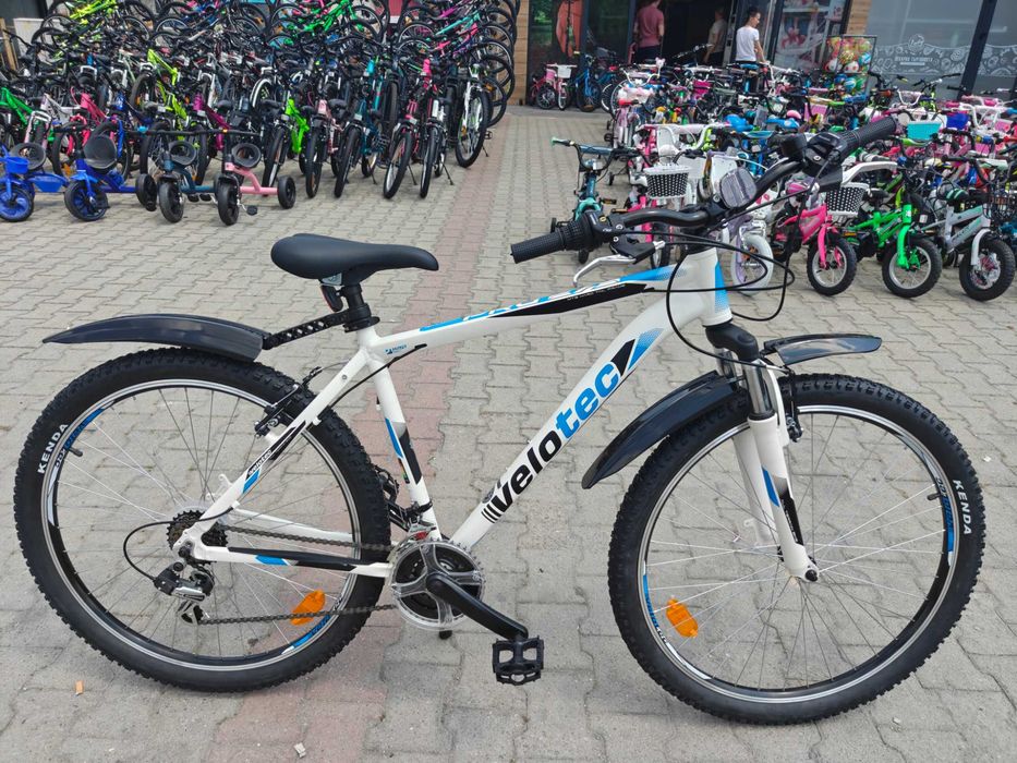 PA Алуминиев велосипед 27.5" PRO бял/син