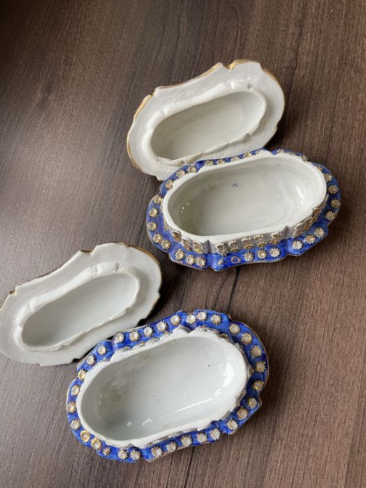 Set doua casete portelan