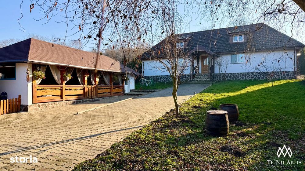 Casă Modernă cu teren 1086 mp, 3 Camere, 3 Bai, Constructie solida