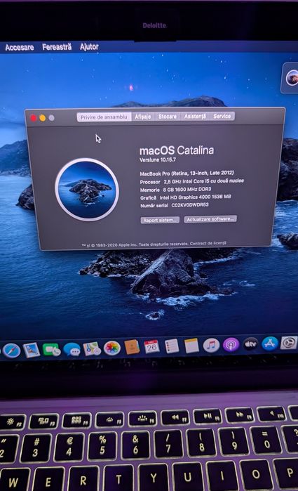MacBook Pro 13" Retina (Late 2012) - 8GB RAM – Intel i5 – macOS Catalina