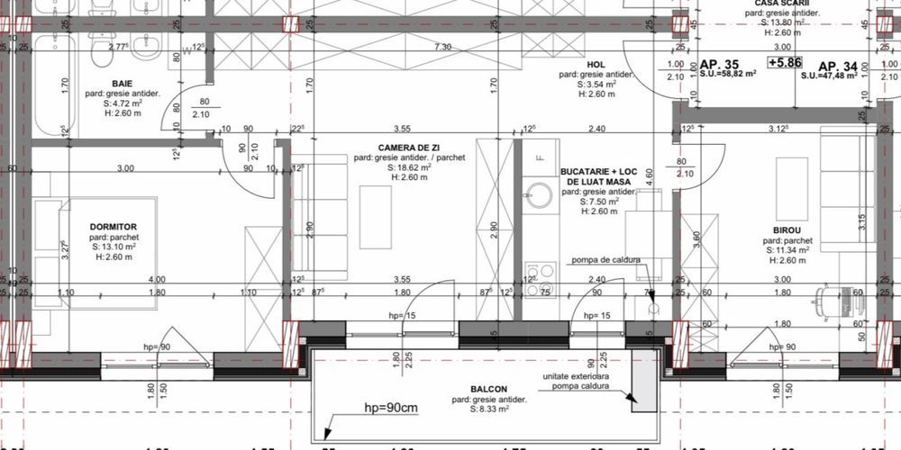 Apartament 3 camere FINISAT cu parcare si boxa incluse