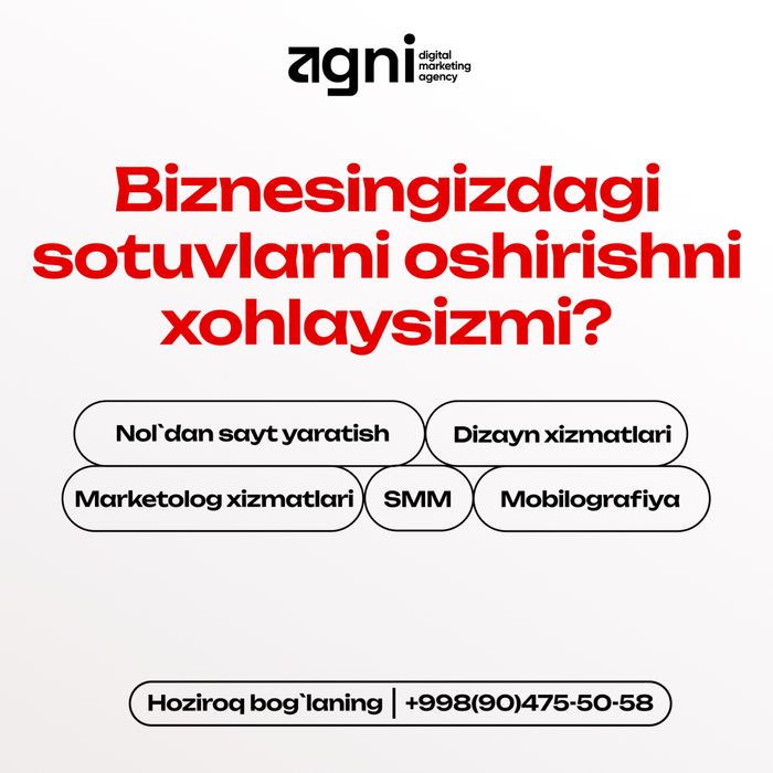 Услуги Маркетолога и SMM | Маркетолог ва SMM хизмати