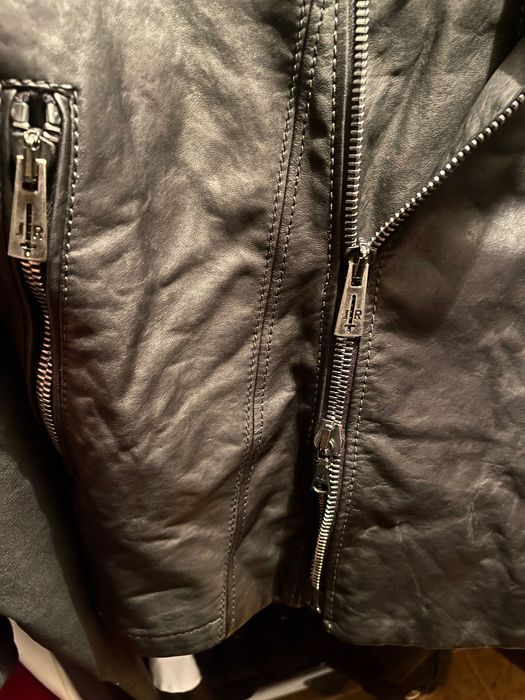 Richmond  compleu geacă piele + pantaloni . Original