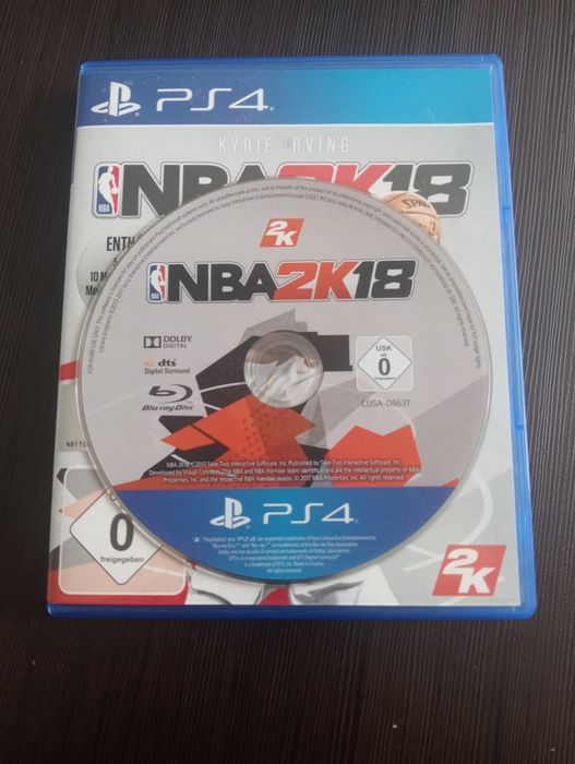 Игра NBA 2K18 PS4, отличное состояние
