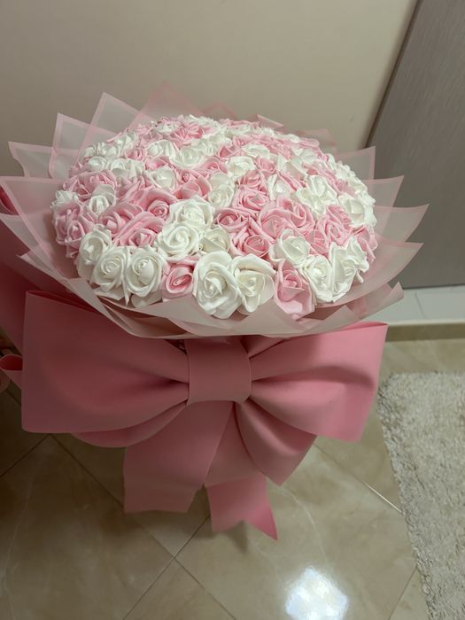 Вечен букет 101рози