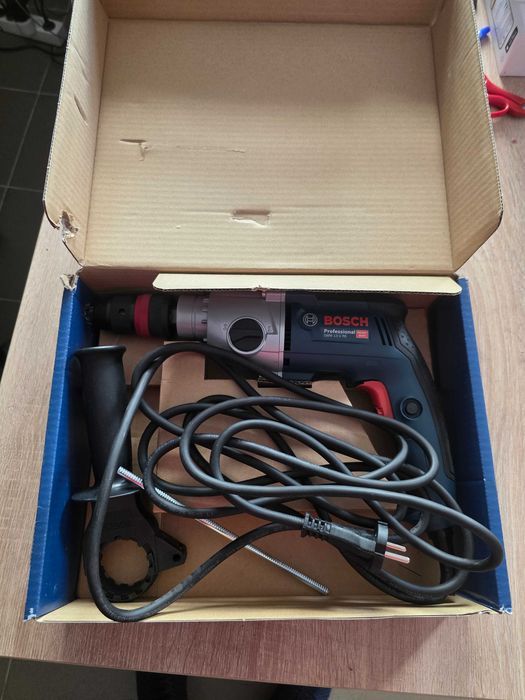 Bormasina Bosch GBM 13-2 RE - Masina de gaurit fara percutie, 750 W, mandrina rapida, 13 mm