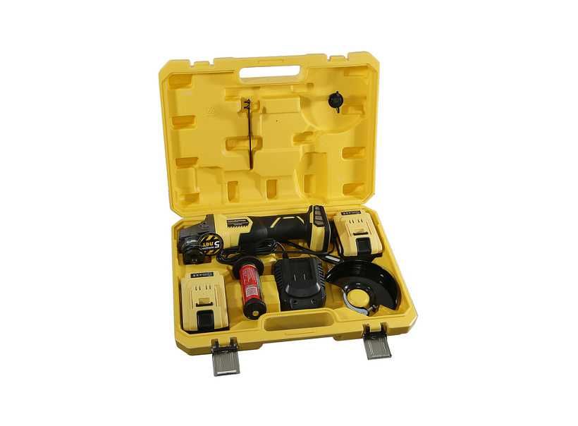 Аккумуляторная Болгарка(УШМ) Hanskonner 125мм Бесщеточная 2Акб+зарядка