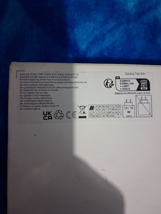 Vand Tab Samsung A9+