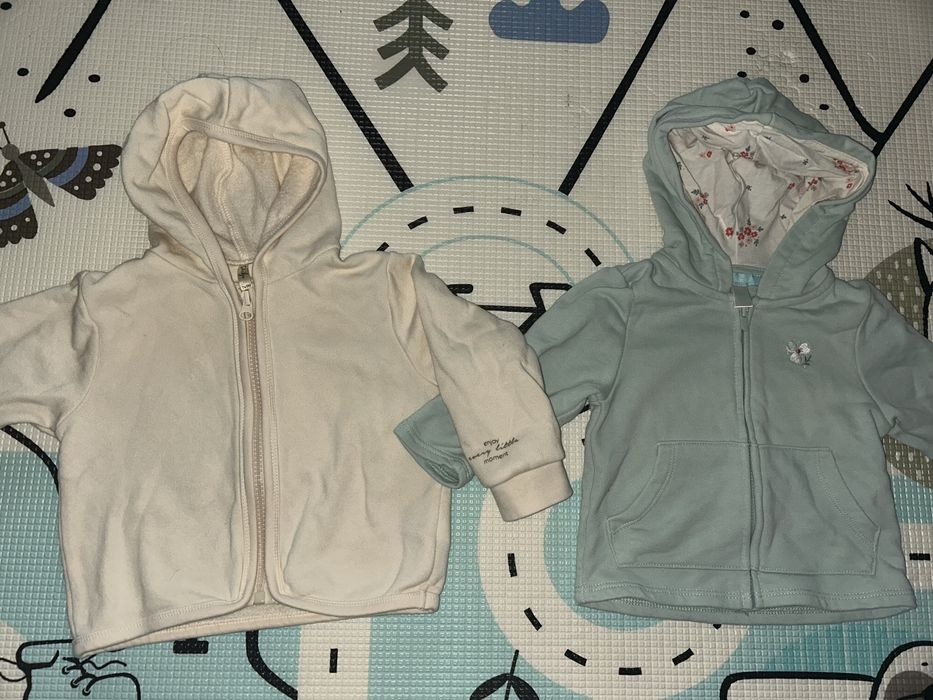 2 броя преходни суитшърти за бебе 74 см