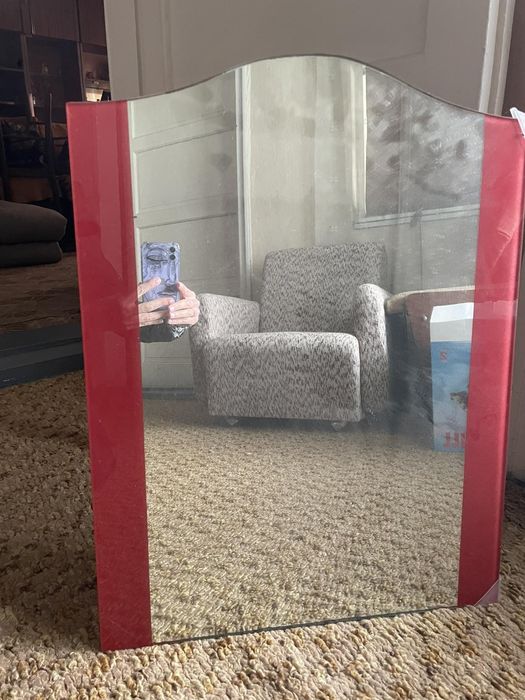 Огледало за баня с декоративни ленти