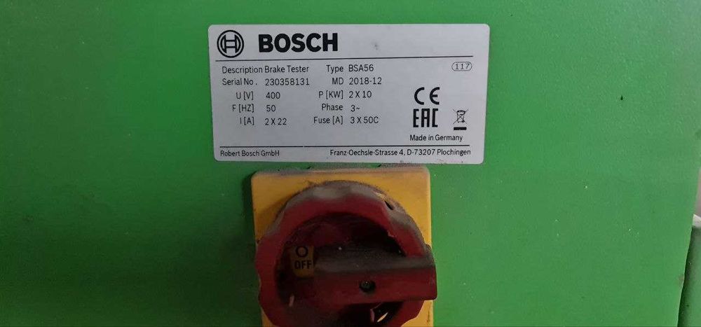 Грузовой тормозной стенд Модел: BSA56